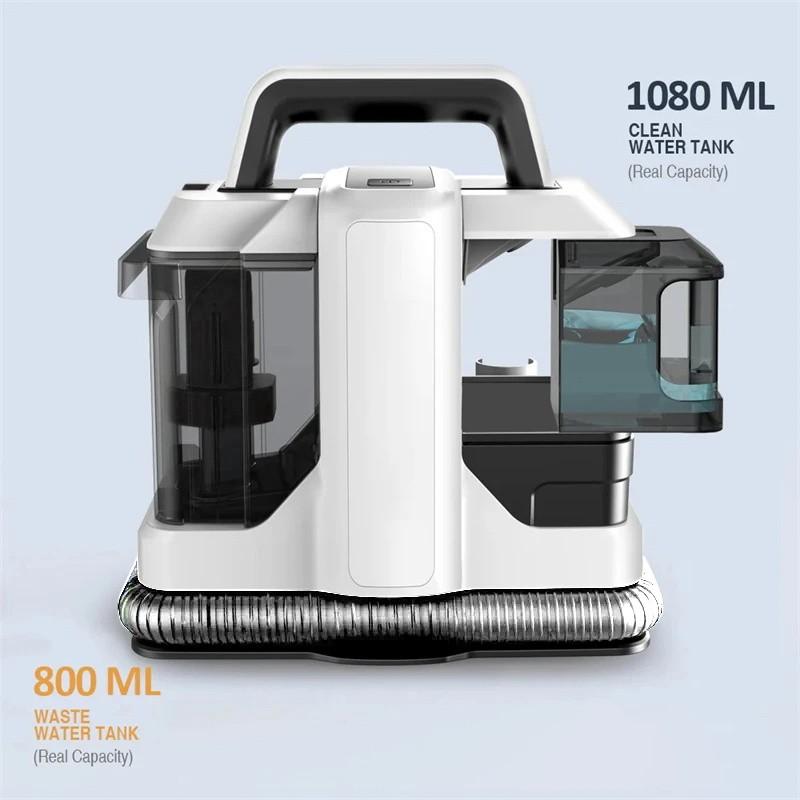 450W Handheld Carpet Cleaner 15Kpa Multi Functional Vacuum Cleaner Wet Fabric Carpet Sofa Cleaning Machine