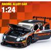 1/24 Bentley Continental GT3 Free Wheeling High Light Sport Racing Car Model Toy Diecast Metal Alloy Miniature Replica