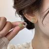 Orecchini a bottone cubo quadrato, orecchini stile cinese gioielli per orecchie donna regalo