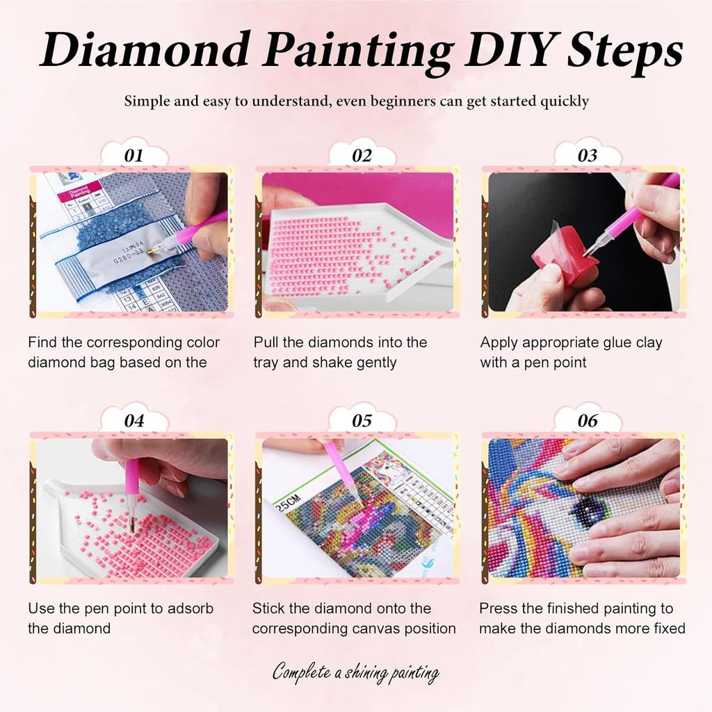 Jesus Diamond Painting Set, 5D Cross Stitch Painting Paint, DIY Full Circle Gemstone Craft, Decorative Home Wall Mural