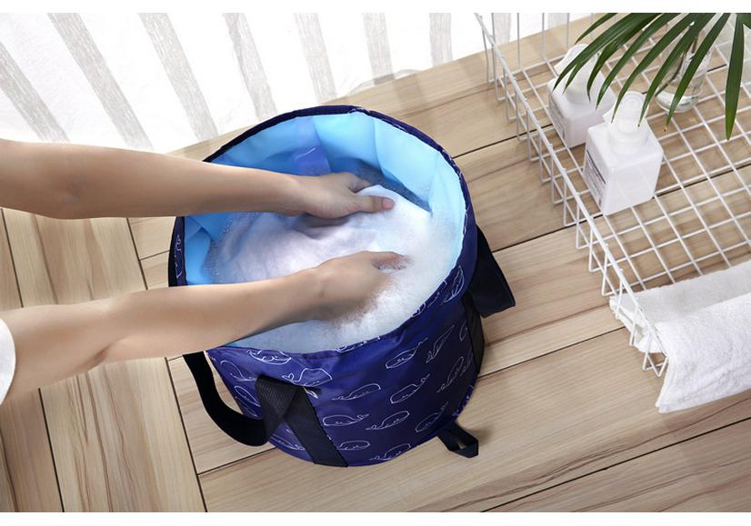Portable Folding Foot Bath & Washbasin for Travel & Outdoors