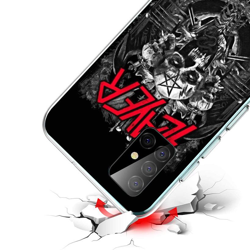 Slayer Heavy Metal Rock Band Phone Case For Samsung Galaxy A52 A32 A22 A12 A51 A31 A50S A30S A20S A10S Note 20 Ultra 10 Plus S10