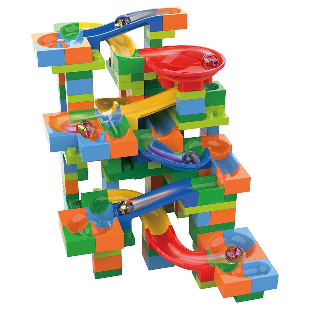 Ikeda Kogyosha Rollende Marmor Untersetzer, 203 Teile [BlocksBlock UntersetzerLernspielzeug]