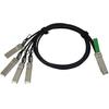 Câble Réseau QSFP Vers 4xSFP10G Passif - Cisco - 3m - Gris