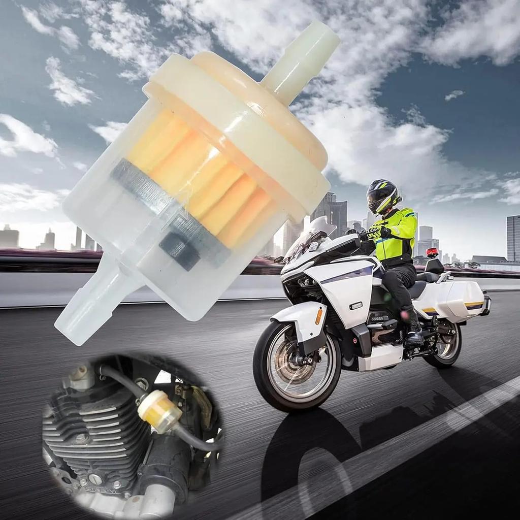 Motorcycle Gasoline Filter Vertical Flow 100 Pack