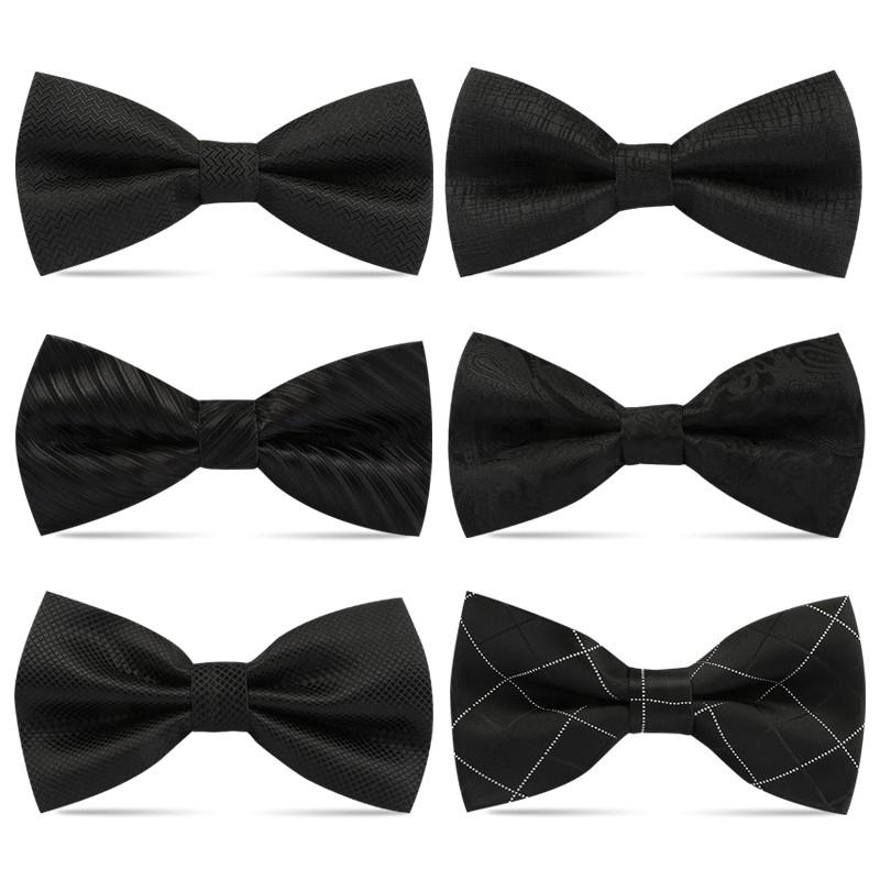 Men Ties Butterfly Party Wedding Bow Tie Black Bowknot Bowtie Accessories Business Gift