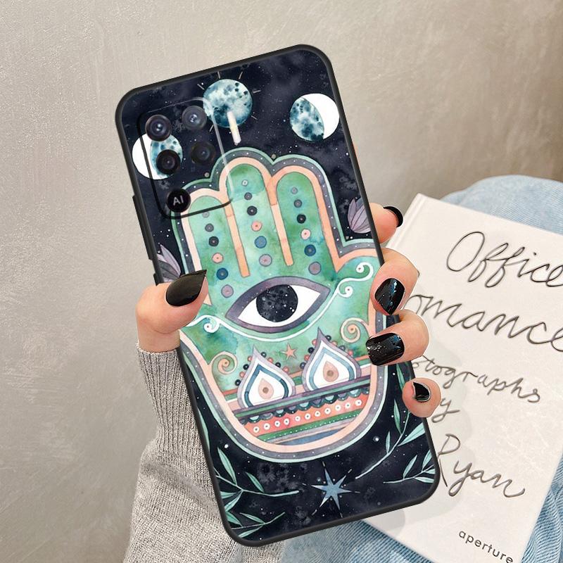 

Hamsa Hand Of Fatima Case For Oppo A5 Pro A15 A17 A57 A77 A94 A74 A54 A16 A76 A96 A40 A60 A80 A18 A38 A58 A78 A98 OPPO A57s