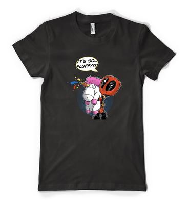 Deadpool Its So Fluffy Funny Unicorn Personalised Unisex Adult And Kids T Shirt