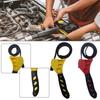 6inch Belt Wrench Oil Filter Puller Strap Spanner Chain Wrench Strap Opener, Adjustable   Disassembly Tool