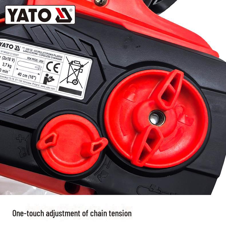 YATO Yiertuo 18V Brushless Rechargeable Handheld Electric Chainsaw with Large Capacity