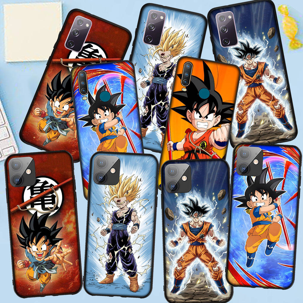 Phone Case for iPhone 17 15 16 Plus Redmi Note 14 12 11 13 Pro Max Huawei P30 P20 Lite OPPO A60 A40 A80 A38 A54 Cartoon Dragon Gokus Gohan Ball Cover