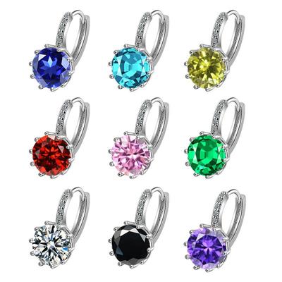 Fashion Zircon Earrings Jewelry Temperament Earrings Ear Jewelry