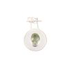 Green Amethyst Gemstone 925 Sterling Silver Jewelry Handmade Girls Pendant 1.4" PP-57-10
