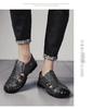 Men's Outdoor Non-Slip Sandals, Large Size 47-48, Wide Toe Cap, Wear-Resistant Casual Beach Shoes for Summer