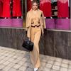 2025 Summer Three-Piece Suit: European & American Style Slimming High-Waist Blazer and Pants Set