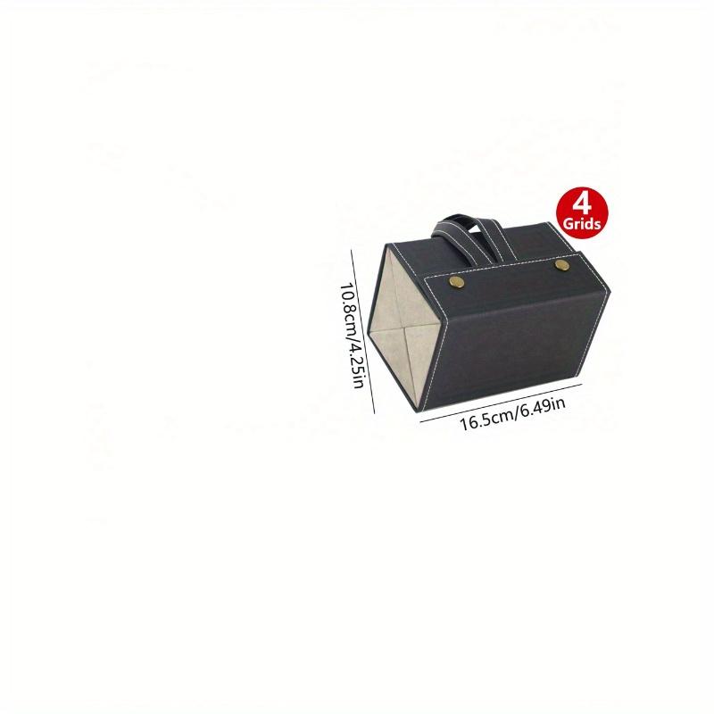 1Pc Sunglasses Organizer, 2/3/4/5/6 Slots Travel Glasses Case, Multiple Pairs Eyeglasses Storage Box, Hanging Eyewear Holder