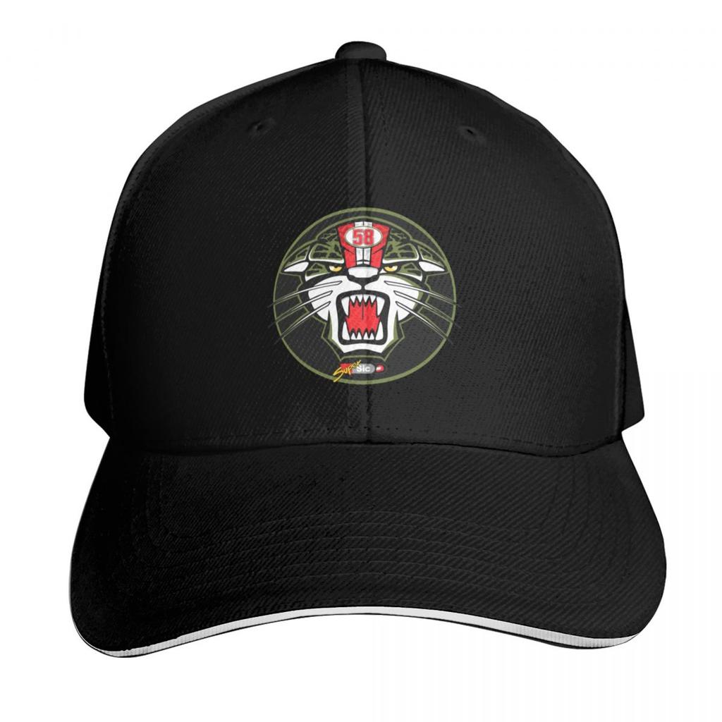 Marco Simoncelli Tiger Baseball Cap Sunscreen Brand Unisex cap Hip Hop Winter hat Unisex Luxury Brand Womens