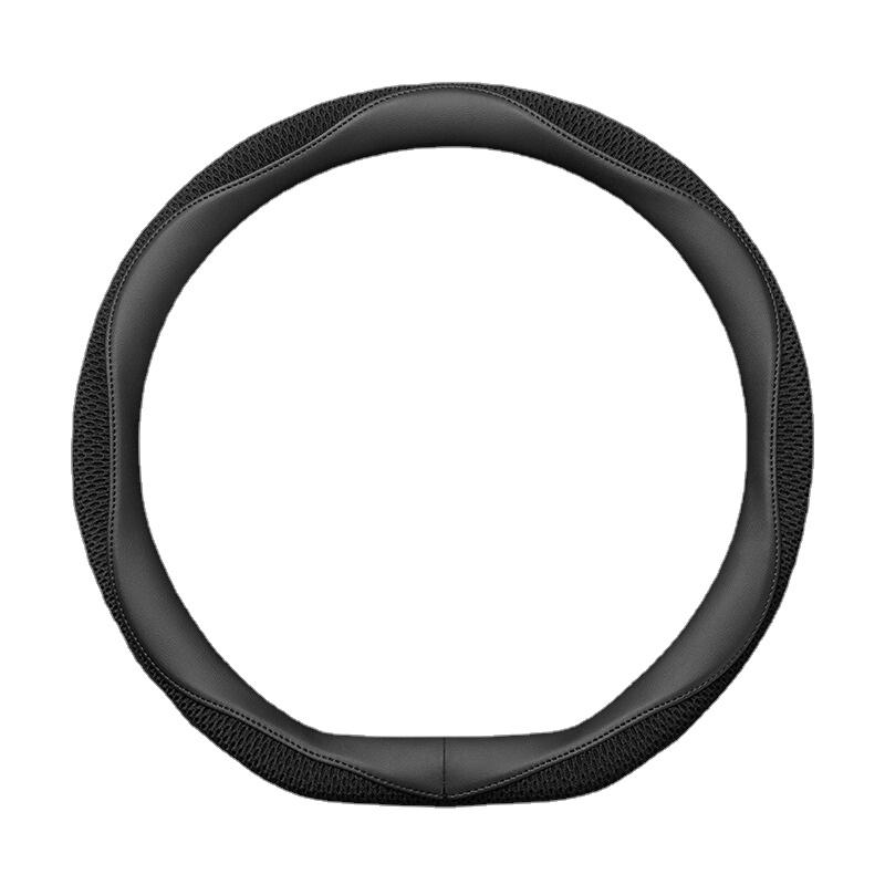 2024 New Product Golden Supplier Premium Flat Bottom Type D Steering Wheel Cover