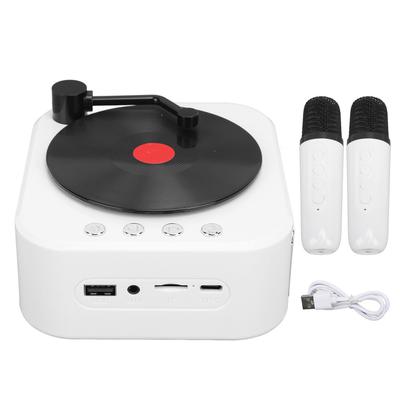 Pikap Bluetooth Hoparlör 3 Mod HiFi Stereo Ses Retro Taşınabilir Kablosuz Pikap Hoparlör