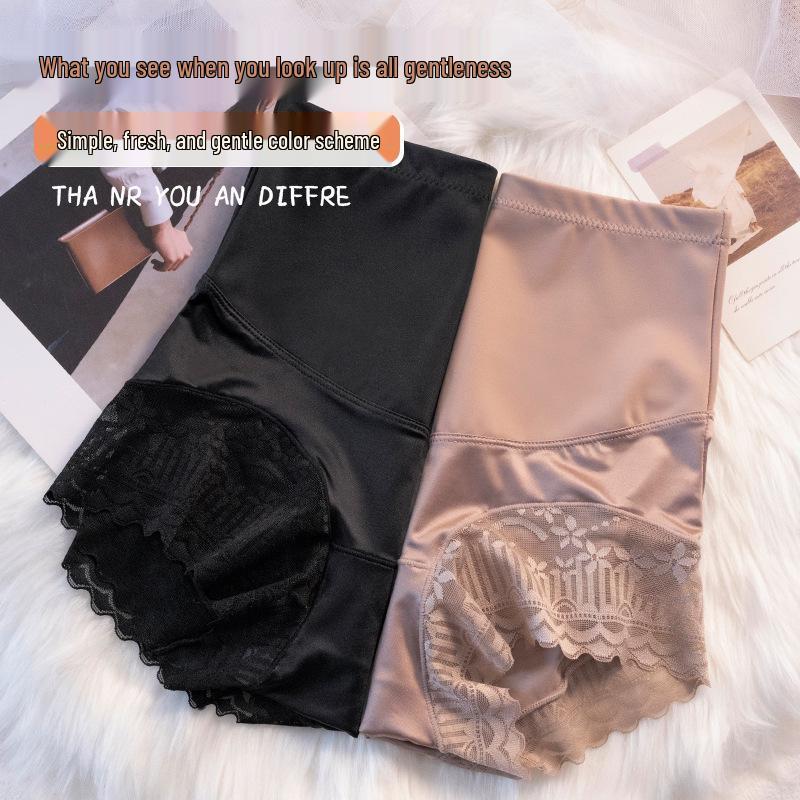 Lace High-Waist Tummy Control Shapewear for Women - Postpartum, Hip-Lifting, Plus Size, Summer Thin Style