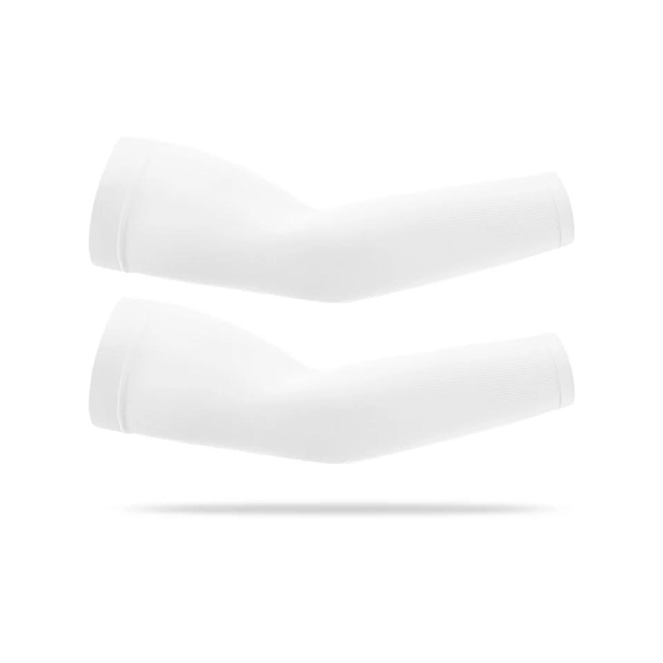 1Pair UPF50+ Cool Arm Sleeves for Women Men Summer Cycling Running Fishing Breathable Ice Silk Sunscreen Oversleeve Unisex