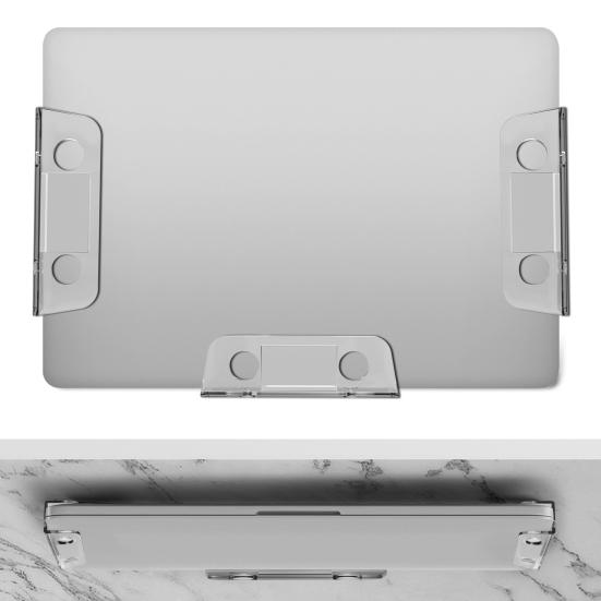 Çizilmeyi Önleyici Pedli 3 Adet Masa Altı Dizüstü Bilgisayar Saklama Aparatı Ayarlanabilir Ağır Hizmet Tipi Duvar Montajlı Bilgisayar Cihaz Tutucu Stand Rafı