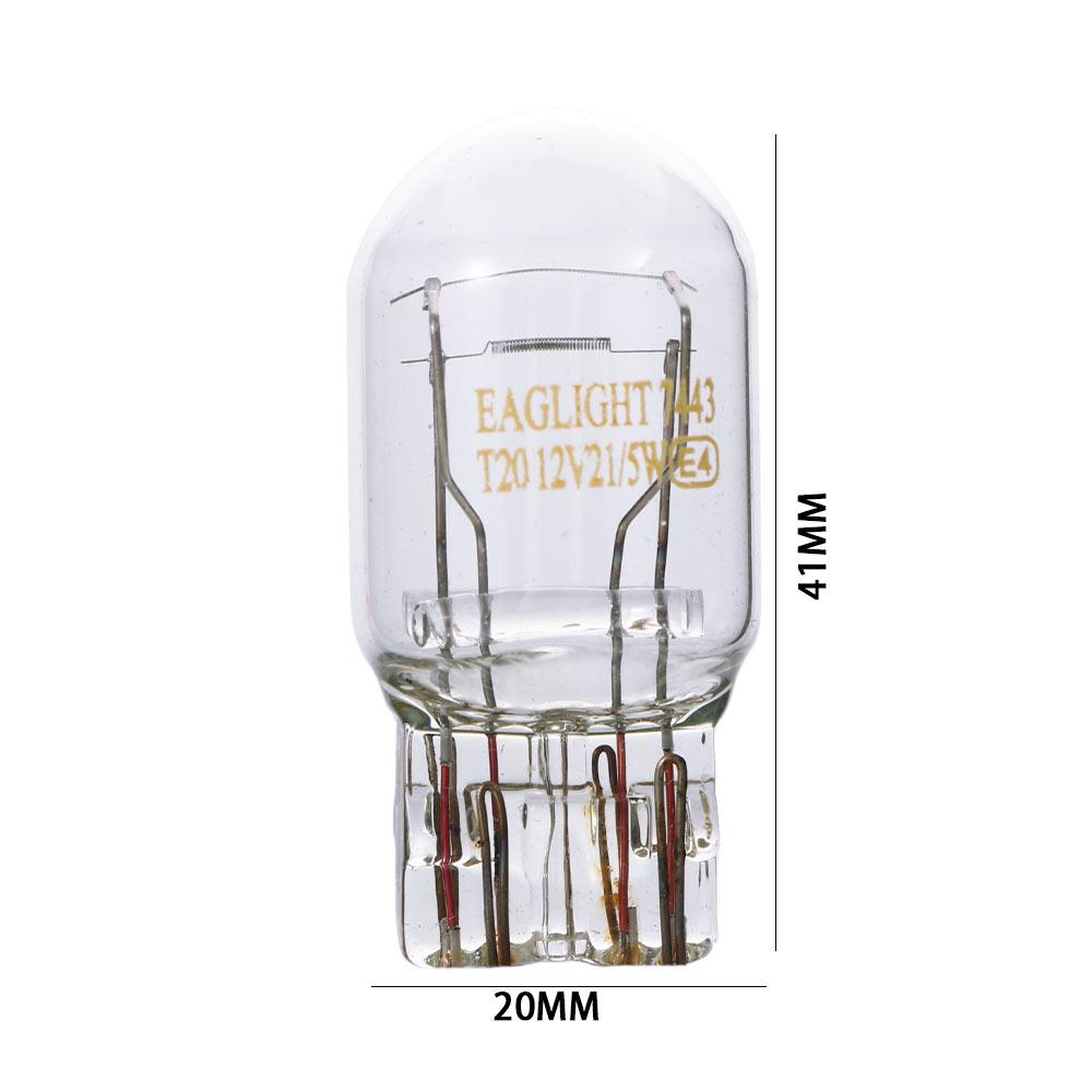 DRL Bulbs Clear Glass Daytime Running Light Stop Brake Tail Bulb Turn Signal Light Halogen Bulb