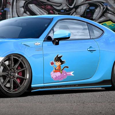 Baby Saiyan Goku On Board Dragon Ball Vinyl Decal For Cars Etsy
