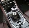 Abfer Shift Lever Knob Car Gear Stik Shifter Handle Universal Car Interior Accessories 5-Speed (Black & Silver)