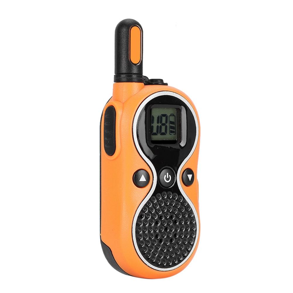 Ultra Thin Mini Walkie Talkie 2W USB Wireless Portable Two Way Radio (Yellow )