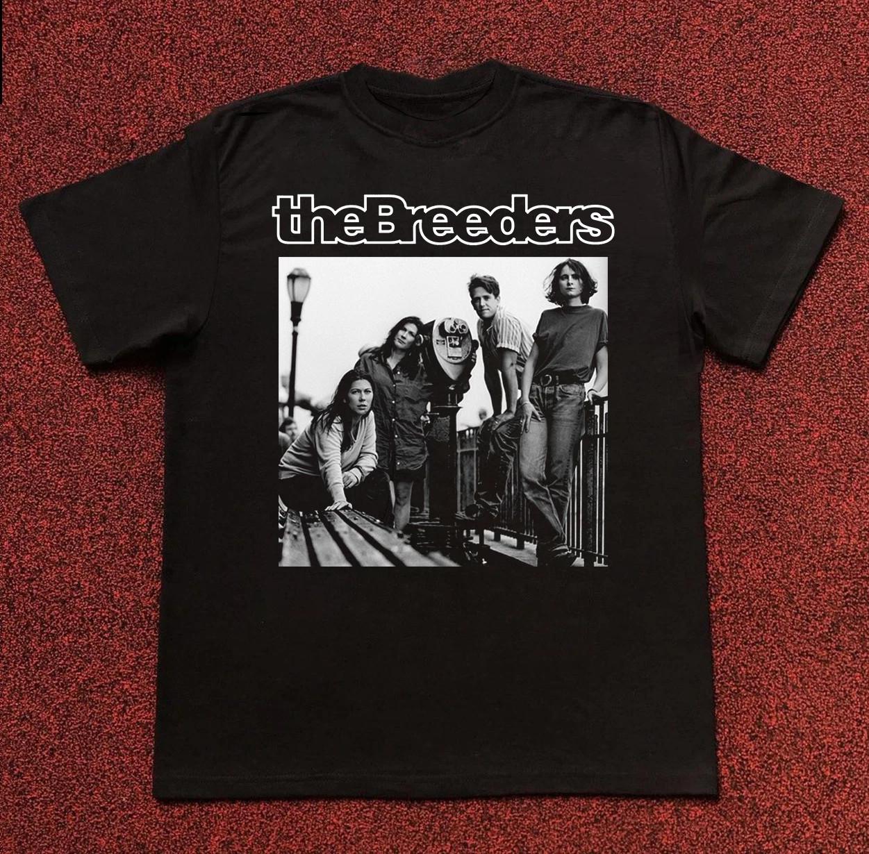 NEW The Breeders Band Heavy Cotton Black T Shirt S-5XL MC572 M