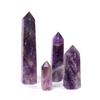 Amethyst Pencil Wand Dark Purple Faceted Reiki Chakra Healing Meditation Therapy (2.5) by REBUY