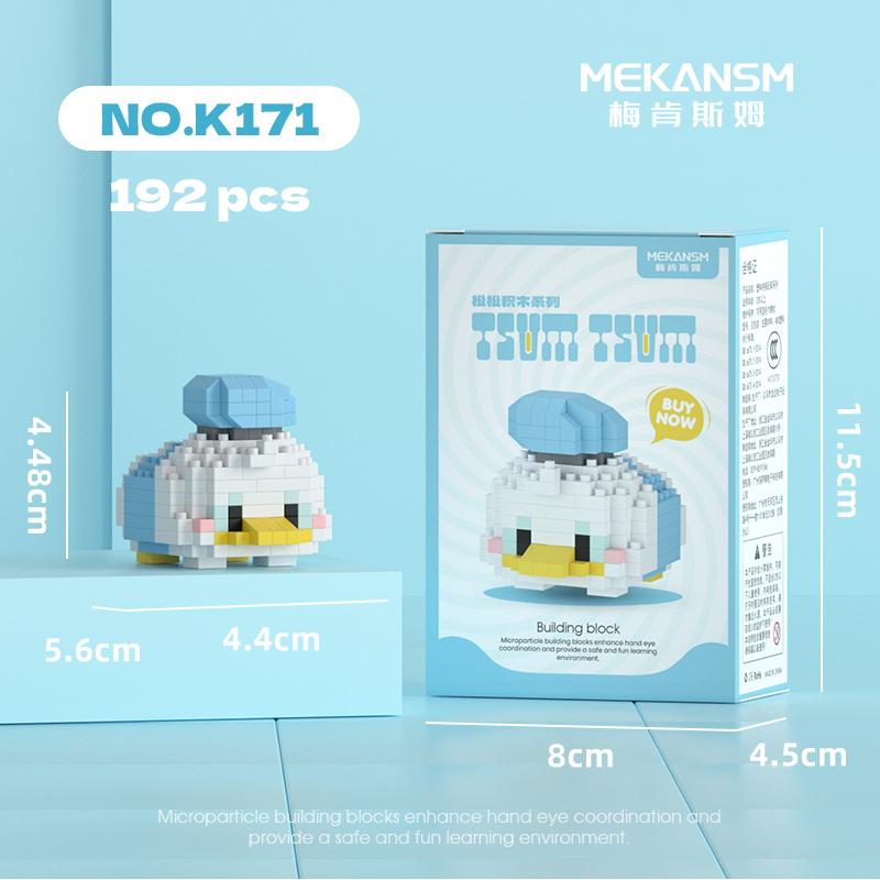Disney Sanrio Mini Building Blocks Anime Figure Diamond Bricks Mickey Minnie Donald Duck Hello Kitty DIY Toys Festival Gifts