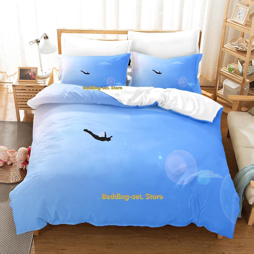 Comforter Dark Emo Bedding Set Single Twin Full Queen King Size Bed Set Adult Kid Bedroom s 3D Print Anime Bed