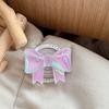 Wind Three-Dimensional Bow Decoration Internet Celebrity Mobile Phone Airbag Holder Magnetic Women'S Ring Original Gift