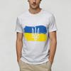 Ukraine Ukrainian Flag T Shirt for Unisex Cotton Funny TShirt O Neck Tees Short Sleeve Clothes Big Size