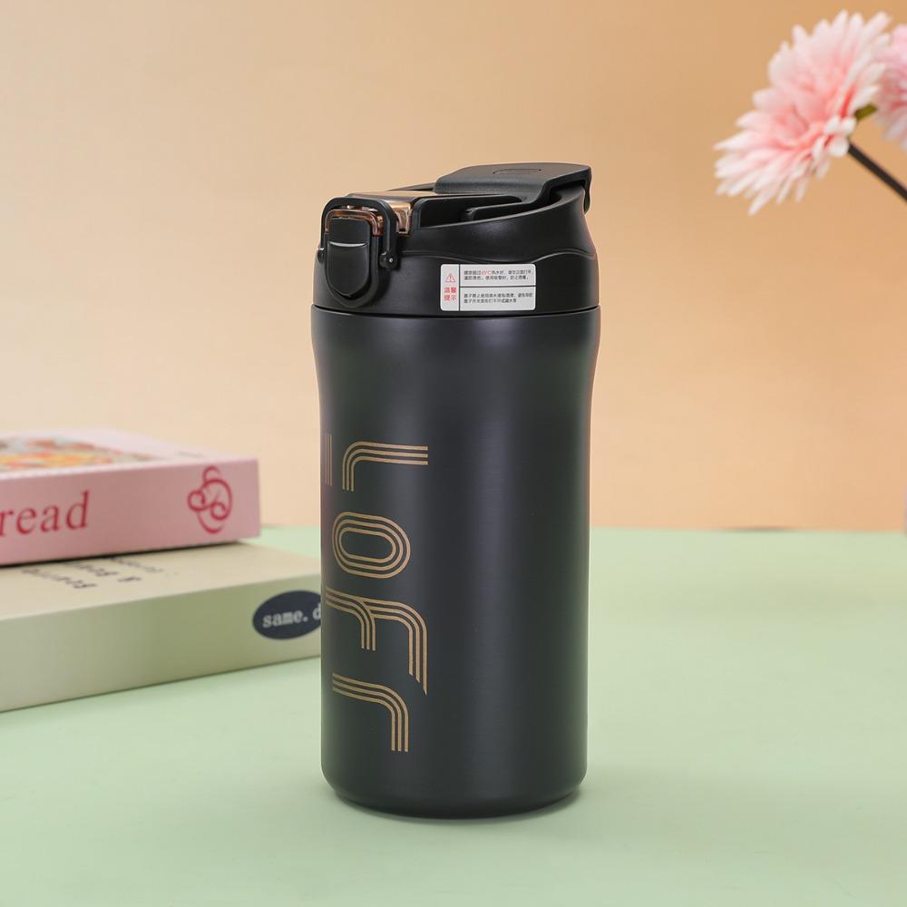 Stainless Steel Coffee Thermal Mug Creative Thermos Tumbler Durable Bouncing Coffee Cup School