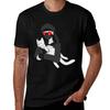 Hank Holding Cat Tshirt Daily Casual Short Sleeve Tee Shirt