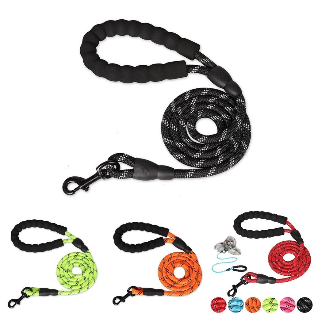 Strapazierfähige 5ft Reflektierende Hundeleine mit Gepolstertem Griff für Große und Kleine Rassen