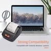 Receipt Printer Portable 58mm Mobile Thermal Printer Wireless BT Mini Bill Ticket Printing Compatible with Android IOS