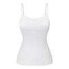 Women Shapewear Tops Cotton Camisole with Shelf Bra Adjustable Spaghetti Strap Tank Top Cami Tanks
