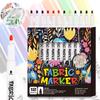 Washable Fabric Markers - Stain-Free, Colorful, Waterproof, Fade-Resistant, DIY Graffiti Pens