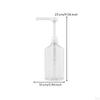 Syrup Dispenser with Pump Clear Sauce Container for Baristas, Bubble