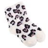 Warm Socks Soft Plush Slipper Middle Tube Sleeping Stockings for Adult Indoor Autumn Winter