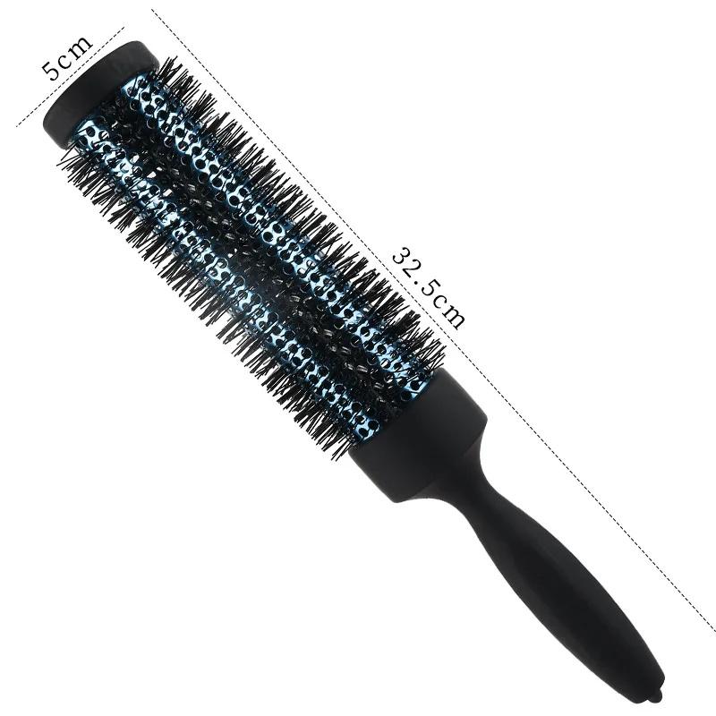 Lange Keramik-Haarbürste Hitzebeständig Professionelle Salon-Friseurbürste für Föhn und Locken Hohe Qualität Chinesische Manufaktur