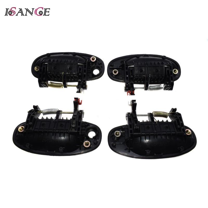 Outside Door Handle Front Rear Left Right For 1.6L Chevrolet Aveo 2004 2005 2006 2007 2008 & Aveo5 09-11 & Pontiac G3 2009-2010
