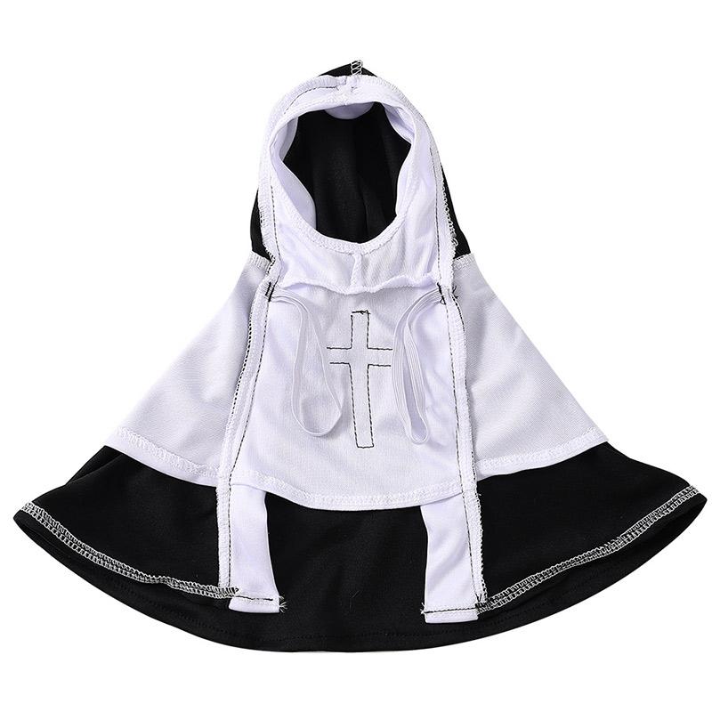 Funny Halloween Cat Cosplay Costumes Dress Up Party Jesus Nun Cats Clothing For Small And Medium Dogs Cats Puppy Pet Accessories