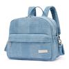 Soboba New 2024 Stylish Mommy Diaper Backpack Denim Large Capacity Multi-Funciontal Travelling Diaper Bag For Women