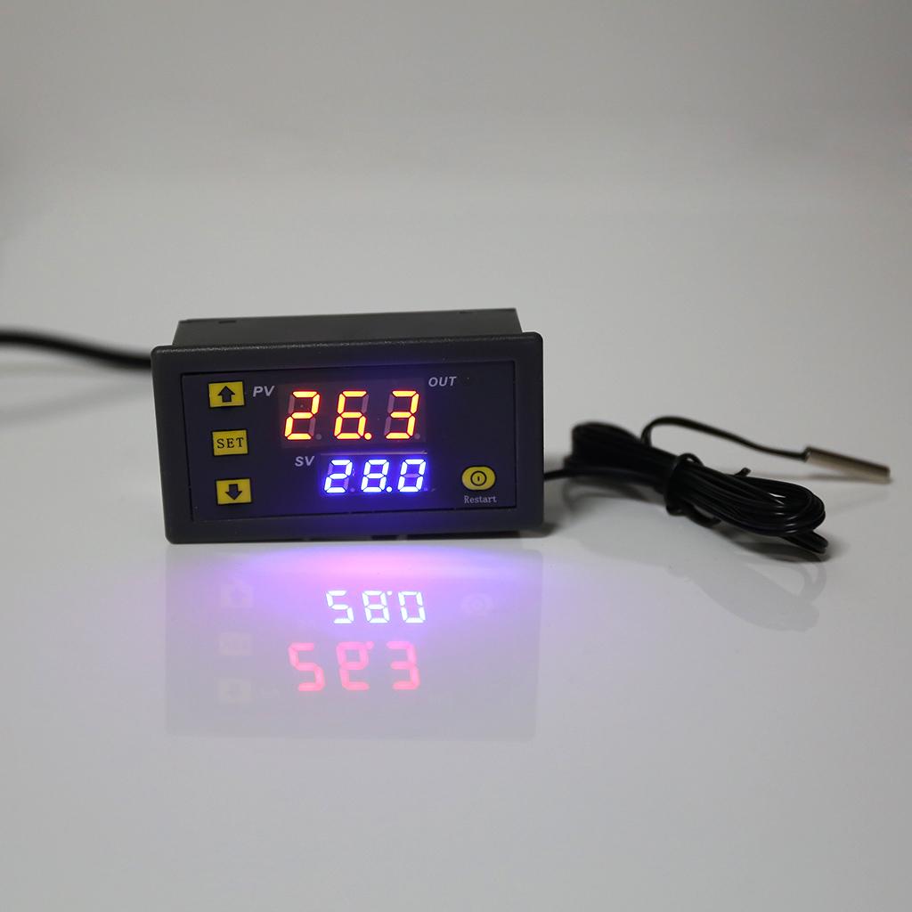 W3230 Digital Thermostat Temperature Control for Smart Sensor Waterproof NTC Sensor AC110-220V 20A for Industrial Equipm