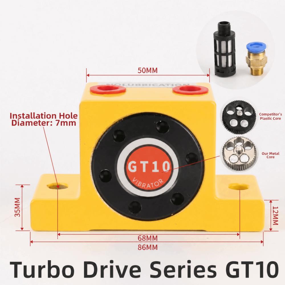 Quiet Operation Pneumatic Vibrator Aluminum Alloy Industrial Vibrator Industrial Material Flow
